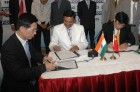 Mr. Mansukh Patel (Chairmen) Signing MOU