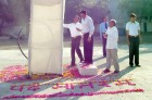Our Chairman Saluting to Indian National Flag under The Indian Republic Day - 2011
